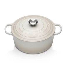 Le Creuset Cast Iron Round Casserole Dish Meringue