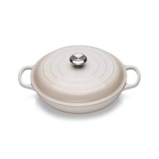 Le Creuset Cast Iron Shallow Casserole Dish Meringue