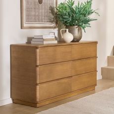 Palmdale 3+3 Drawer Wide Chest