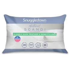 Classic Duck Feather & Down Pillow Pair