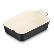 Le Creuset Deep Rectangular Dish Satin Black