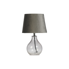 Crawford Table Lamp With Shade - Grey