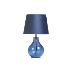 Crawford Table Lamp With Shade - Navy