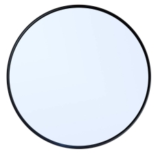Showerdrape Portobello Round Black Frame Mirror 40cm