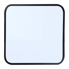 Showerdrape Shoreditch Square Black Frame Mirror 40cm