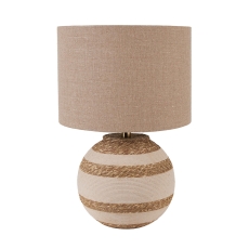 Talalla Seagrass Table Lamp with Linen Shade