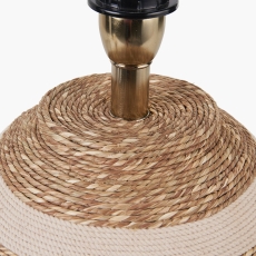 Talalla Seagrass Table Lamp with Linen Shade