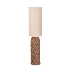 Andros Woven Seagrass Floor Lamp with Shade