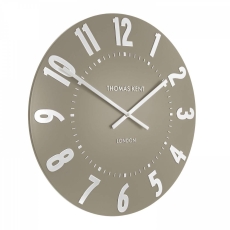 Thomas Kent Mulberry 20" Wall Clock Mocha