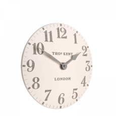 Thomas Kent Arabic 12" Mantel Clock Shy Pink