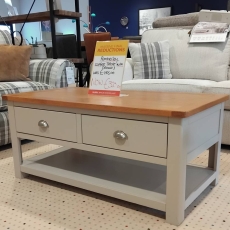 Pemberley coffee table with drawers (Haverhill)