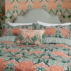 Morris Helena Cushion 50X50cm Peach/Teal
