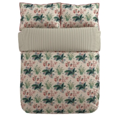 Sanderson Enys Garden Cover Set Blush & Jade