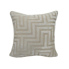 Paul Moneypenny Amazing 60cm Cut velvet Cushion Ivory