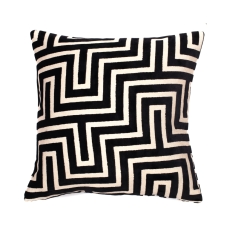 Paul Moneypenny Amazing 60cm Cut Velvet Cushion Black
