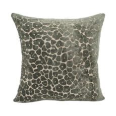 Paul Moneypenny Spot On 43cm Cut Velvet Cushion Sage