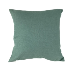 Aurora 45cm Faux Linen Cushion Seafoam
