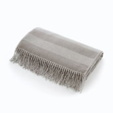 Deyongs Elgin 130cm x 160cm Throw White / Natural