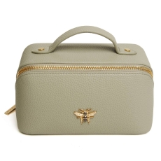 Alice Wheeler London Mini Train Case - Pistachio