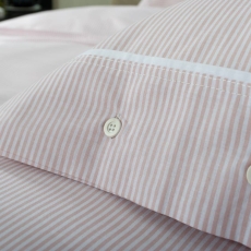 The Lyndon Company Southport Duvet Set Rose/White