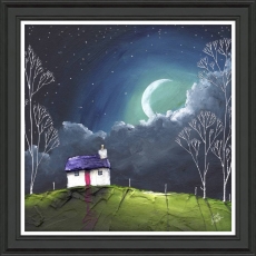 Crescent Nights Framed Print