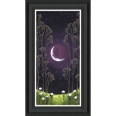 Lunar Purple Framed Print