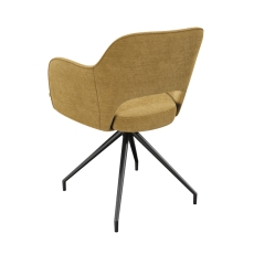 Chicago Swivel Dining Chair Ochre