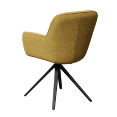 Charleston Swivel Dining Chair Ochre
