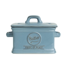 T&G Woodware Pride Of Place Butter Dish Blue
