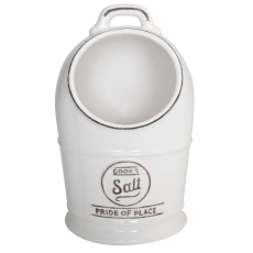 T&G Woodware Pride Of Place Salt Jar White