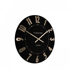 Thomas Kent 12" Mulberry Wall Clock Noir