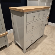 Elveden Grey 3+2 Drawer Chest (Ipswich)