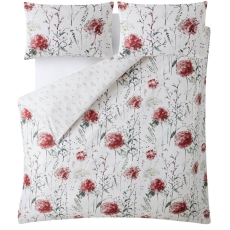 Laura Ashley Pallington Bloom Duvet Set Ruby