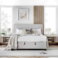 Newbury Ottoman Bed Frame Muskat Clay