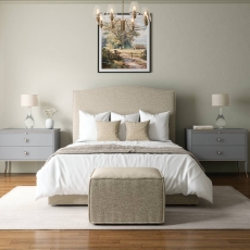 Laurel Manual Ottoman Oslo Stone