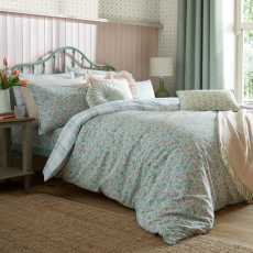 Laura Ashley Sherston Duvet Set Powder Blue