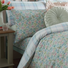 Laura Ashley Sherston Duvet Set Powder Blue