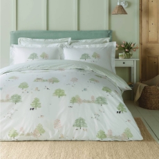 Sophie Allport Spring Cottage Duvet Set Green
