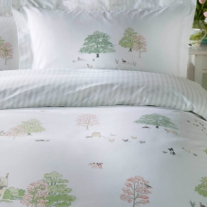 Sophie Allport Spring Cottage Duvet Set Green