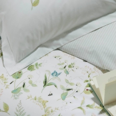 Sophie Allport Wild Floral Duvet Set Green