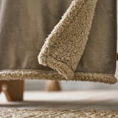 Deyongs Blackbrook Throw 125X120cm Mocha/Biscuit**