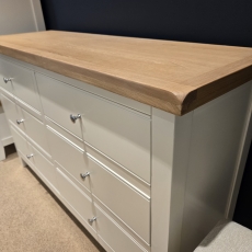 Elveden White 6 Drawer Chest (Ipswich)