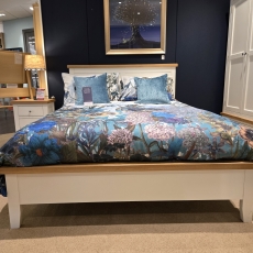 Elveden White Double Bedframe (Ipswich)