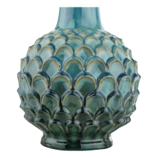 Edlyn blue ceramic table lamp
