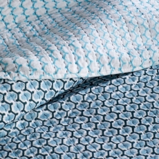 Jaipur Quilted Bedspread Blue 240X260cm