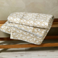 Jaipur Quilted Bedspread Wheat 240X260cm