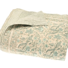 Jaipur Quilted Bedspread Olive 240X260cm
