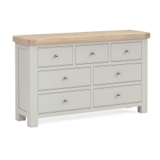 Saunton 3+4 Drawer Chest Stone Grey