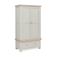 Saunton Gents Wardrobe Stone Grey