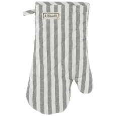 Stellar Textiles 31cm Glove Grey Stripe